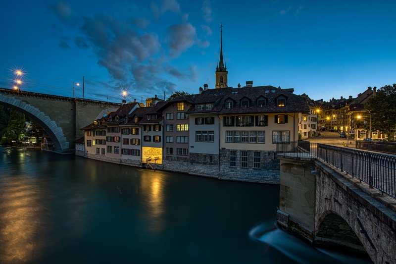 Bern Nydeggbrücke und Untertorbrücke