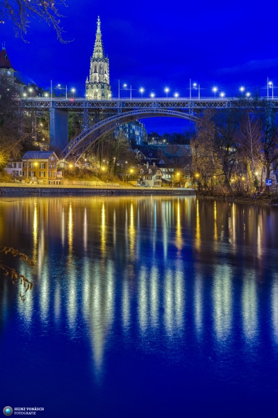 Berner Münster mit Kirchenfeldbrücke