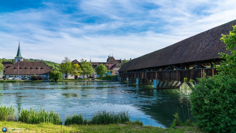 Holzbrücke Wangen an der Aare 1
