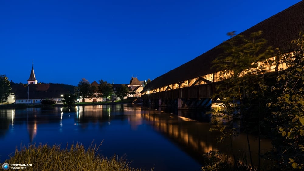 Holzbrücke Wangen an der Aare