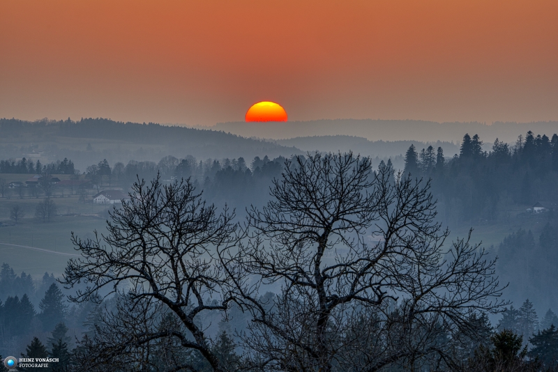 Sonnenuntergang in La Ferrière