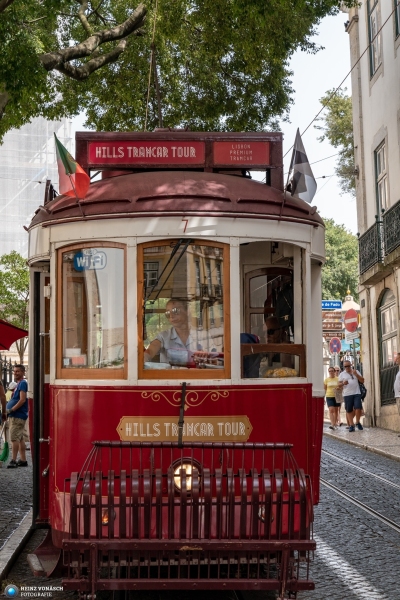 Strassenbahn Lissabon Portugal