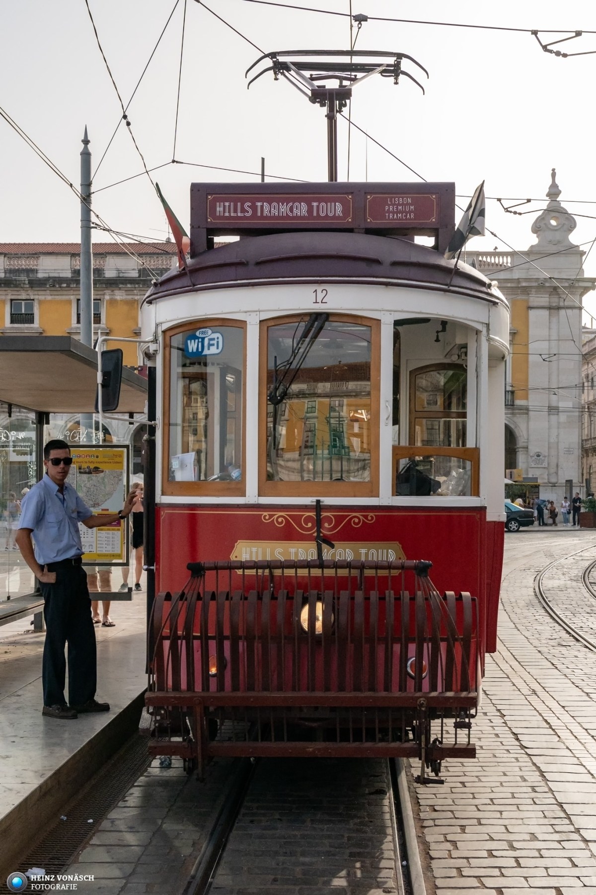 Strassenbahn Lissabon Portugal